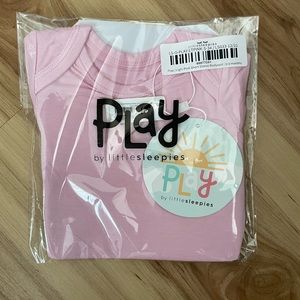 Play by Little Sleepies light pink bodysuit. New in bag.